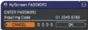 HITACHI CP-X2510N - If you have forgotten your password - 9