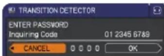 HITACHI CP-X2510N - Turning off the TRANSITION DETECTOR - 1