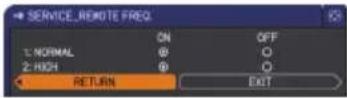 HITACHI CP-X2510N - OPTION menu - 6