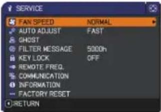 HITACHI CP-X2510N - OPTION menu - 4