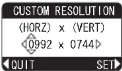 HITACHI CP-X600 - INPUT Menu (continued) - 3