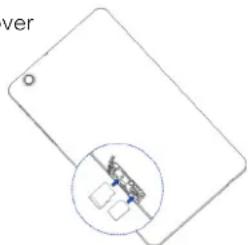 ZTE Trek 2 - Installing the nano-SIM Card and the microSDXC Card - 1