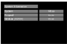 MARSHALL V-LCD70XHB-HDMIPT - System Information Submenu - 1