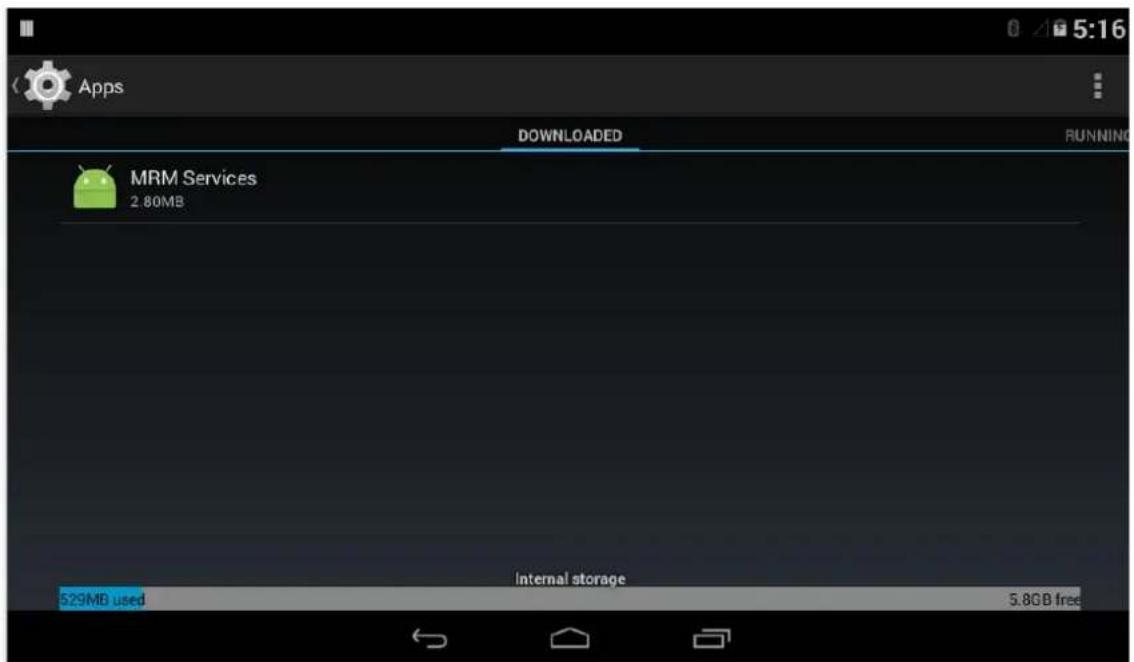 Advantech TREK-734 - Install MRM Services (mrm\_service.apk) - 1
