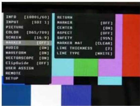 MARSHALL OR-841-HDSDI - ■ Aspect Markers - 1