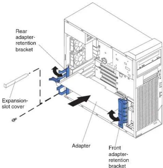 IBM IntelliStation A Pro - Installing an adapter - 1
