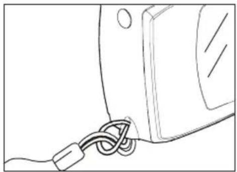 ROLLEI dk3000 - ■ Attaching the Wrist Strap - 1