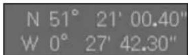 N 51° 21' 00.40" W 0° 27' 42.30"