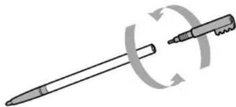SONY Clié PEG-NR7 - Performing a soft reset - 1