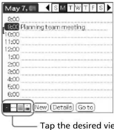 May 7, 8:00 9:00 Planning team meeting 10:00 11:00 12:00 1:00 2:00 3:00 4:00 5:00 6:00 New Details Go to Tap the desired vie