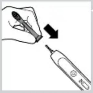 PHILIPS Sonicare Flexcare Platinum HX9175 - Attaching the brush head - 1