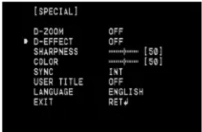 LG LCD5300-BN - D-EFFECT (Digital effect) Setting - 1
