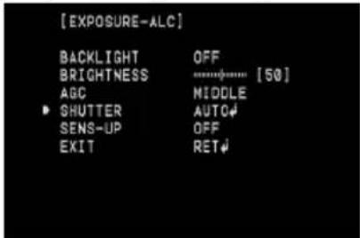 LG LCD5300-BN - SHUTTER (Shutter Speed) setting - 1