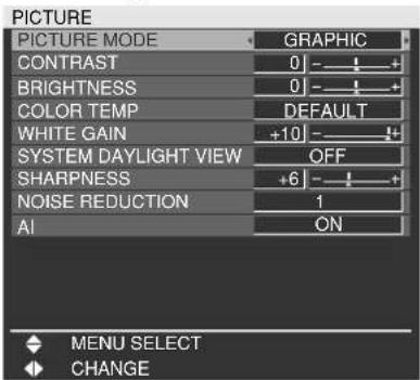 PANASONIC PT-DW5100UL - ■ Structure of menu screens - 9