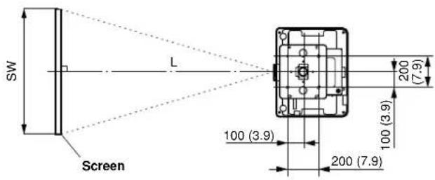 PANASONIC PT-DW5100UL - ■Installation geometry - 2