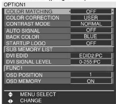 PANASONIC PT-DW5100UL - ■ Structure of menu screens - 4