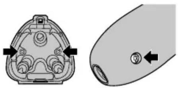 PHILIPS AquaTouch AT755 - 充電池の取り外し方 - 1