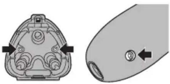 PHILIPS AquaTouch AT911 - 充電池の取り外し方 - 1
