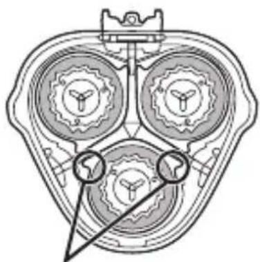 PHILIPS AquaTouch AT911 - 刃の取り付け方 - 1