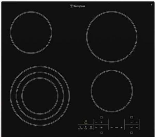 WESTINGHOUSE WHG640SA - Electric ceramic cooktops - 1