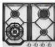 WESTINGHOUSE WHG640SA - Gas cooktops ^4 60cm - 8
