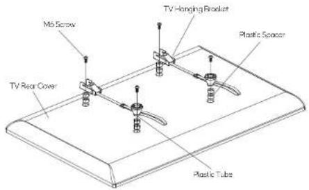 Ms Screw TV-Hanging Bracket Plastic Spacer TV Rear Cover Plastic Tube