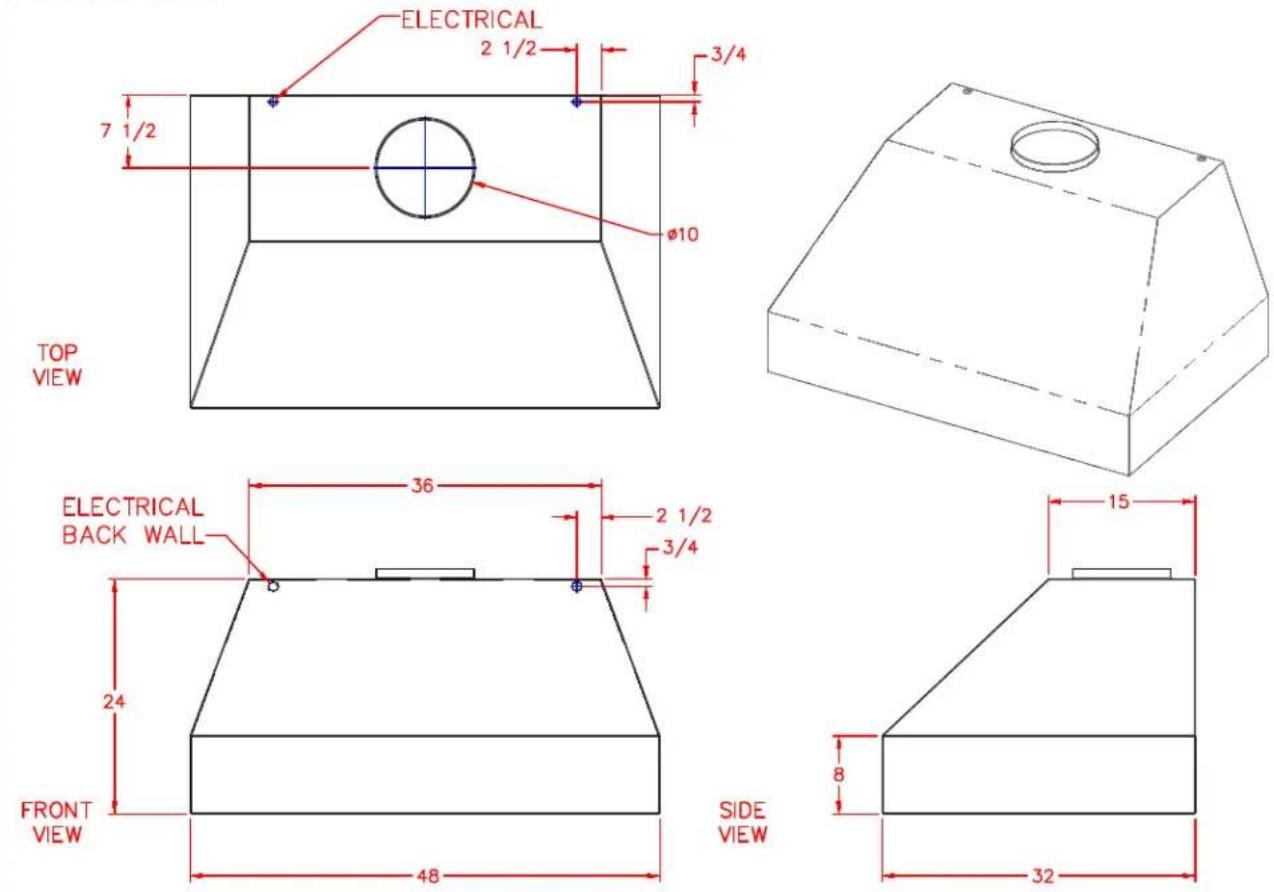 LYNX SVH48 - PRODUCT DIMENSIONS - 1