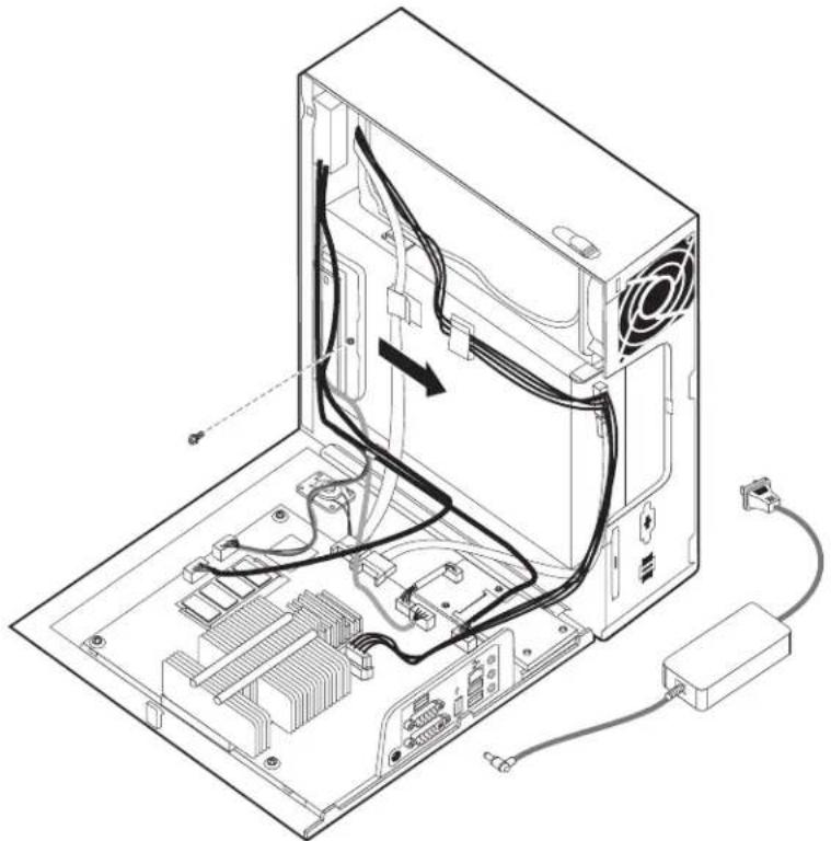 LENOVO ThinkCentre M57p 6397 - Replacing the Media Card Reader - 1