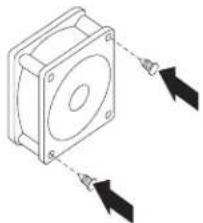 LENOVO ThinkCentre M57p 6397 - Replacing the system fan assembly - 2