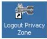 TOSHIBA TransMemory U2K - ■ 2.3 Logging out of the Privacy Zone using the Security Software - 1