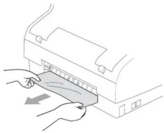 BROTHER 1840C - Paper is jammed inside the machine - 2