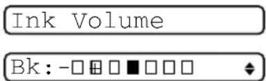 Ink Volume Bk: -□□□■□□□