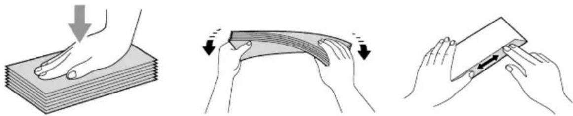 BROTHER 1940CN - How to load envelopes - 2