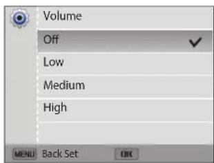 SAMSUNG WB52F - Accessing the settings menu - 3