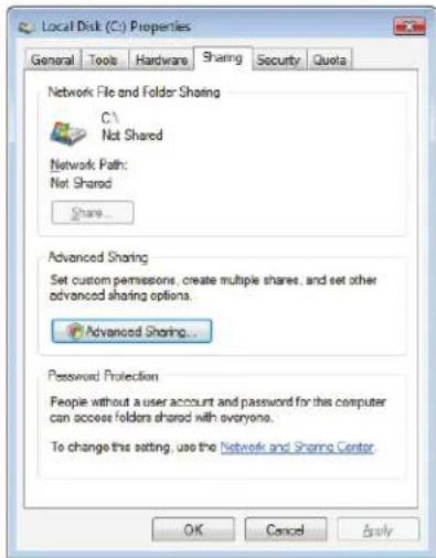 ACER NV5818H - Sharing drives or folders - 1