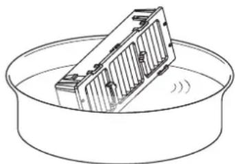 PANASONIC PT-DW730U - 3) Clean and dry the air filter unit. - 1
