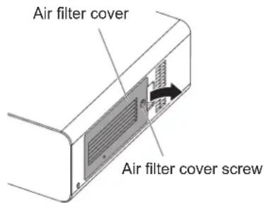 Air filter cover Air filter cover screw