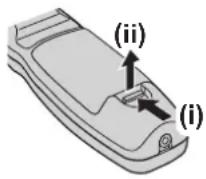 PANASONIC PT-DW730U - 1) Open the cover. - 1