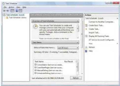 ACER NV5216u - ▶ To start the Task Scheduler: - 1