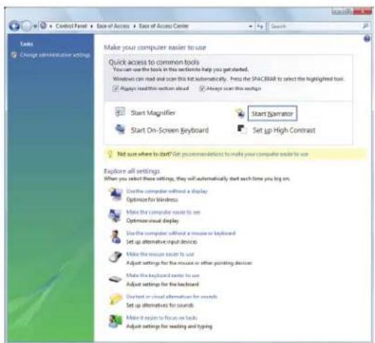 ACER NV5216u - Using the Ease of Access Center - 1