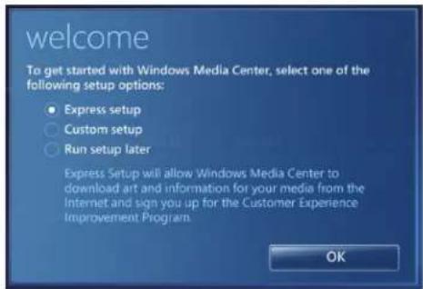 ACER NV5216u - Starting Windows Media Center - 1