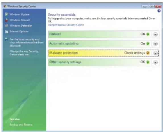 ACER NV5216u - Modifying security settings - 1