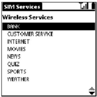 SIM1 Services Wireless Services BANK CUSTOMER SERVICE INTERNET MOVIES NEWS QUIZ SPORTS WEATHER