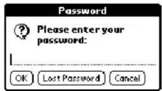 Password ? Please enter your password: OK Lost Password Cancel