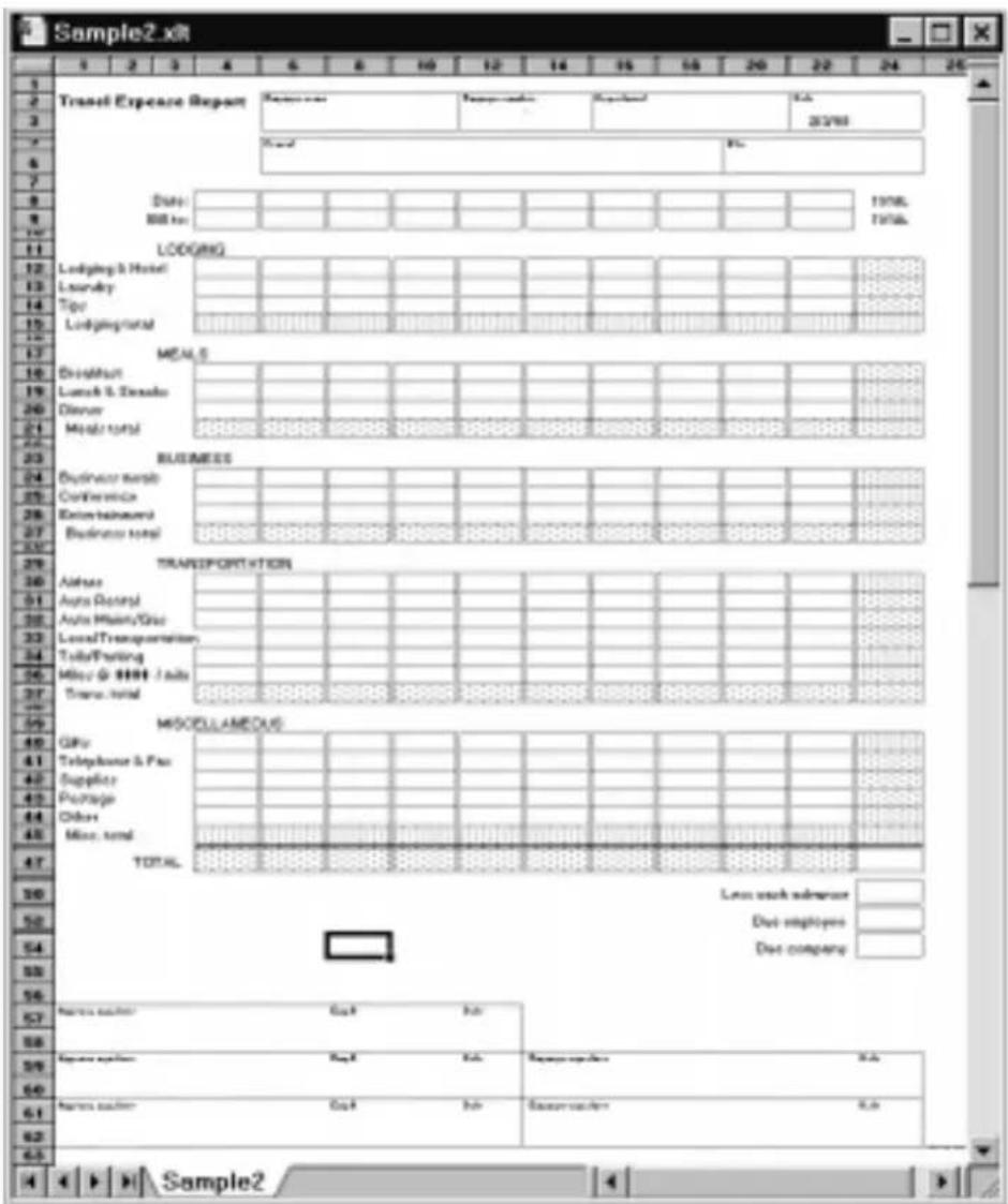 Sample2.xIR Travel Expense Report Risecare Tremecare Kapital 10.5 20788 Date: BIB Inc. 1996 LIDGING Lodging & Hotel Larsbury Tipo Lodging total MEALS Brookham Luxark & Desaka Olaray Hotel total BUSINESS Business terms Conference Entertainment Business total TRANSPORTATION Address Auto Rating Auto Model/Gas Local Transportation Tube/Porting Misc & $100 / adds Transo total MISCELLANEOUS GPs Telephone & Fax Supplier Package Others Misc. total TOTAL Less work advisor Diet employees Diet company Harmes equal: Cash + In Expense equal: Cash + In Harmes equal: Cash + In Harmes equal: Cash + In