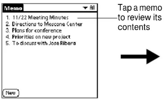 Memo 1. 11/22 Meeting Minutes 2. Directions to Moscone Center 3. Plans for conference 4. Priorities on new project 5. To discuss with Jose Ribera New Tap a memo to review its contents