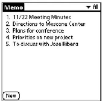 Memo 1. 11/22 Meeting Minutes 2. Directions to Moscone Center 3. Plans for conference 4. Priorities on new project 5. To discuss with Jose Ribera New