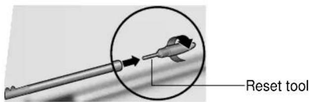 Reset tool