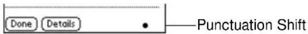 Done Details Punctuation Shift