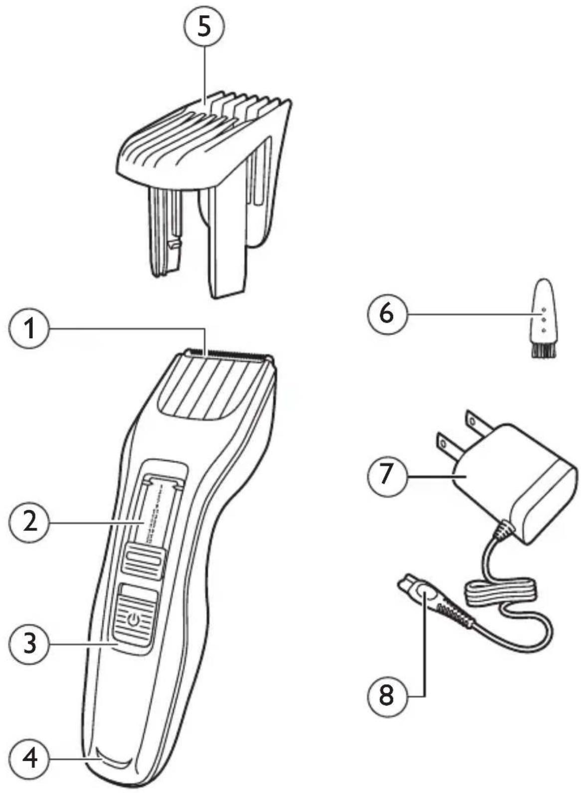PHILIPS Series 3000 HC3412 - 充電できない - 1